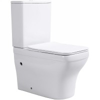 Унитаз компакт Aquatek Амадео AQ2914-00 Белый с бачком и сиденьем Микролифт