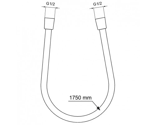 Душевой шланг Ideal Standard Ideal Flex BE175AA Хром