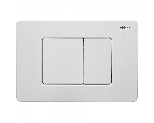 Клавиша смыва Abber AC0120MW Белая матовая