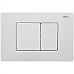 Клавиша смыва Abber AC0120MW Белая матовая