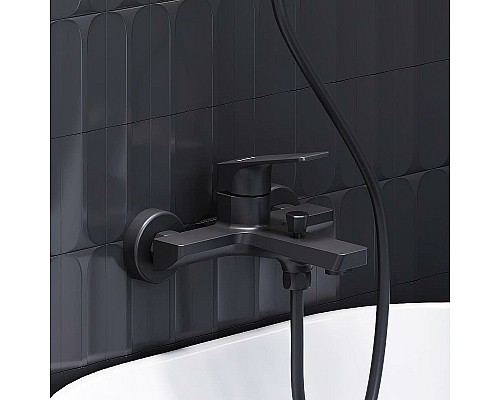 Смеситель для ванны Damixa Merkur 401000300 Черный матовый