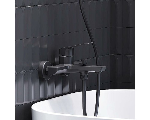 Смеситель для ванны Damixa Merkur 401000300 Черный матовый