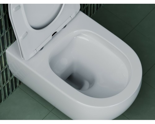 Подвесной унитаз Ceramica Nova Long Белый