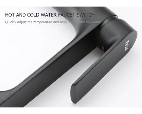 Смеситель для раковины Frap H71-6 F1071-26 Черный матовый