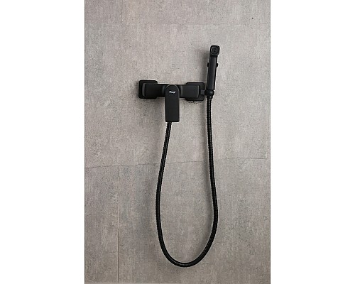 Гигиенический душ со смесителем Frap H71-6 F2071-6 Черный матовый Гигиенический душ со смесителем Frap H71-6 F2071-6 Черный матовый