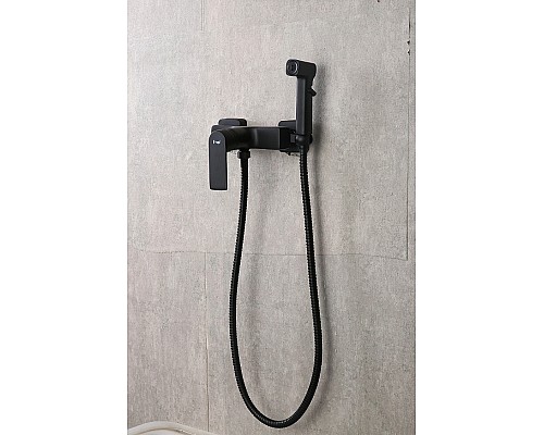 Гигиенический душ со смесителем Frap H71-6 F2071-6 Черный матовый Гигиенический душ со смесителем Frap H71-6 F2071-6 Черный матовый