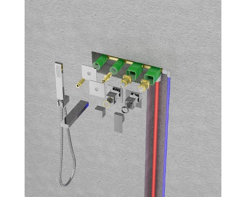 Смеситель для ванны Timo Selene 2014/03YSM Черный