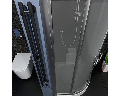 Электрический полотенцесушитель Маргроид Inaro 1200x60 Inaro-1206-1049-9005R правый Черный матовый Электрический полотенцесушитель Маргроид Inaro 1200x60 Inaro-1206-1049-9005R правый Черный матовый