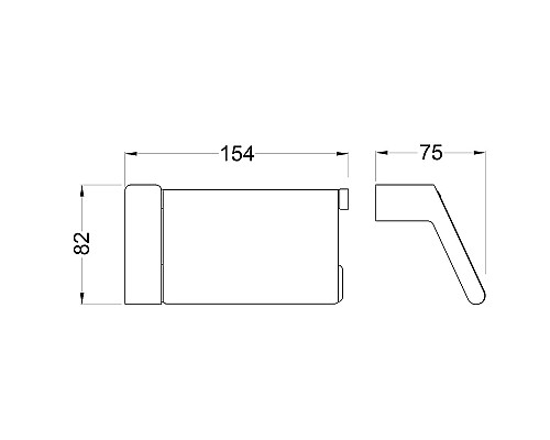 Держатель туалетной бумаги Timo Torne 43042/00 с крышкой Хром