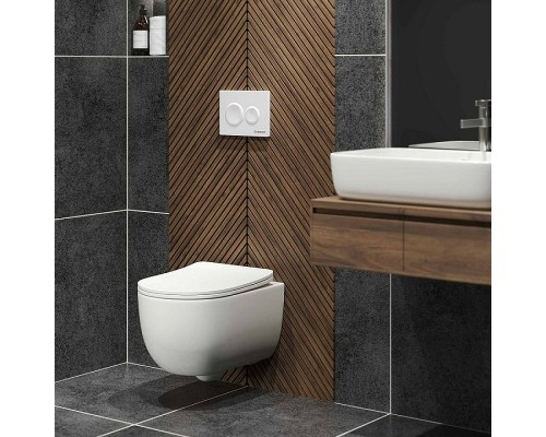 Клавиша смыва Berges Novum O1 040061 Белая