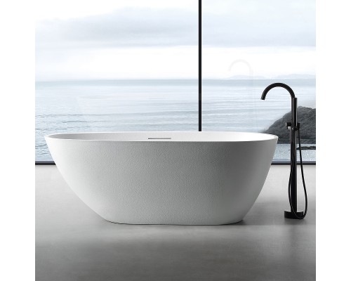 Ванна из искусственного камня Abber Dortmund 170x75 AM9911 Белая без гидромассажа