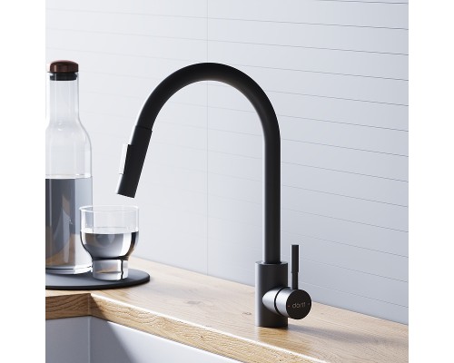 Смеситель для кухни Dorff Logic D3007522 Черный