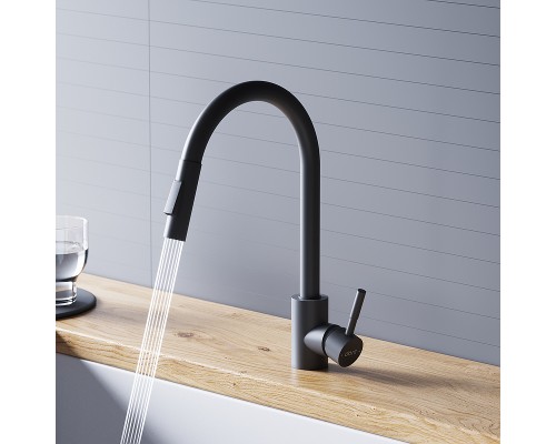 Смеситель для кухни Dorff Logic D3007522 Черный