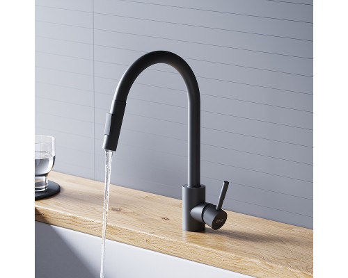 Смеситель для кухни Dorff Logic D3007522 Черный