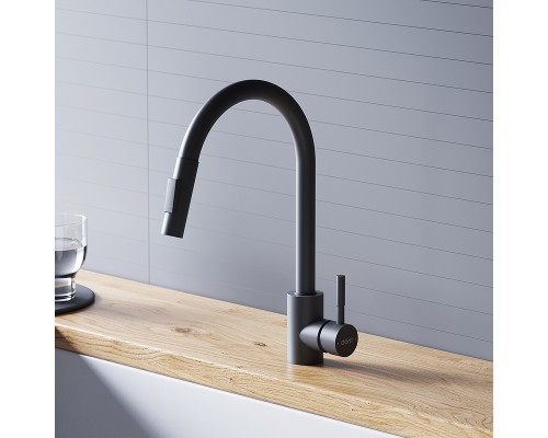 Смеситель для кухни Dorff Logic D3007522 Черный