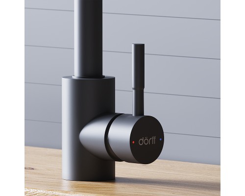 Смеситель для кухни Dorff Logic D3007522 Черный