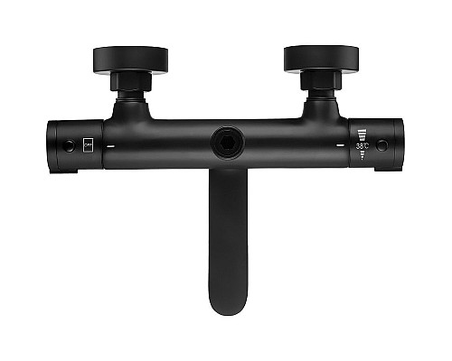 Смеситель для ванны Swedbe Hermes 9042B с термостатом Черный матовый