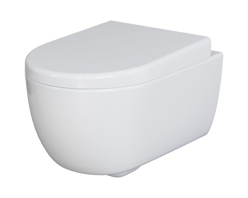 Унитаз Ambassador Abner 103T20001R подвесной Белый глянцевый без сиденья