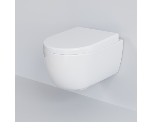 Унитаз Ambassador Abner 103T20001R подвесной Белый глянцевый без сиденья