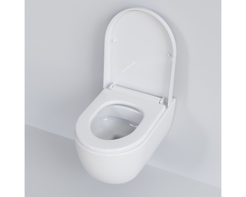 Унитаз Ambassador Abner 103T20001R подвесной Белый глянцевый без сиденья