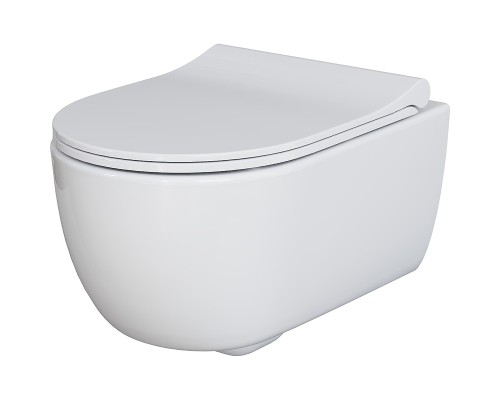 Унитаз Ambassador Abner 103T20001R подвесной Белый глянцевый без сиденья