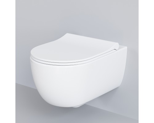 Унитаз Ambassador Abner 103T20001R подвесной Белый глянцевый без сиденья