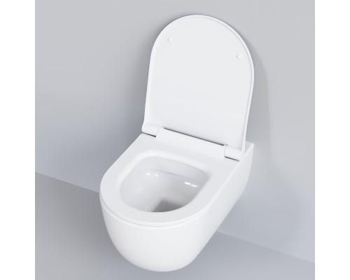 Унитаз Ambassador Abner 103T20001R подвесной Белый глянцевый без сиденья