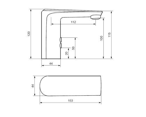 Смеситель для раковины Damixa Jupiter 770290300 Черный матовый