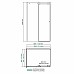 Душевой уголок WasserKRAFT Vils 110x90 56R15 профиль Хром стекло прозрачное