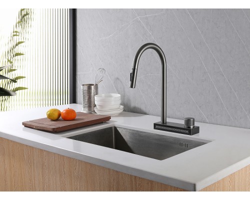 Смеситель для кухни Abber Wasser Kreis Никель