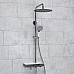 Душевая система WasserKRAFT A113.116.058.CH Thermo с термостатом Хром Белая