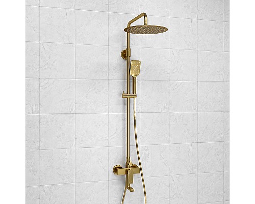 Душевая система WasserKRAFT A155.262.201.BG Золото матовое
