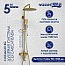 Душевая система WasserKRAFT A155.262.201.BG Золото матовое