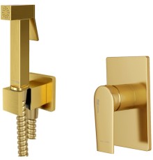 Гигиенический душ со смесителем WasserKRAFT Золото матовое