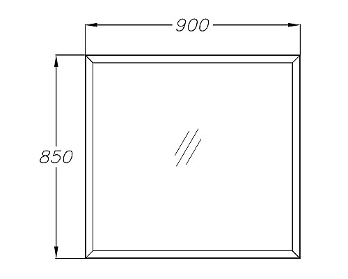 Зеркало Opadiris Рубинно 90 00-00006476 прямоугольное