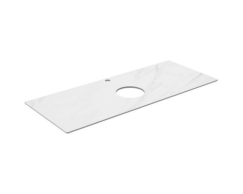 Столешница под раковину Kerama Marazzi Plaza Classic Neo Монте тиберио 120 Белый мрамор
