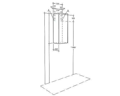 Подвесной шкаф Aquaton Асти 35 1A262903AX2B0 Белый