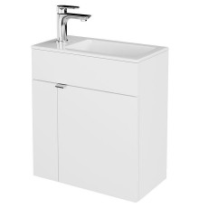 Тумба под раковину Kerama Marazzi Lato 50 LA.50\WHT подвесная Белая глянцевая