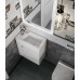 Тумба под раковину Kerama Marazzi Lato 50 подвесная Белая глянцевая