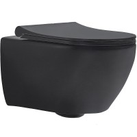 Унитаз биде beWash Bogen 88303670 подвесной Черный матовый с сиденьем Микролифт