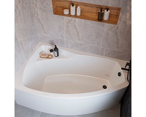 Акриловая ванна STWORKI Монтре 160x95 L Mn1600L без гидромассажа