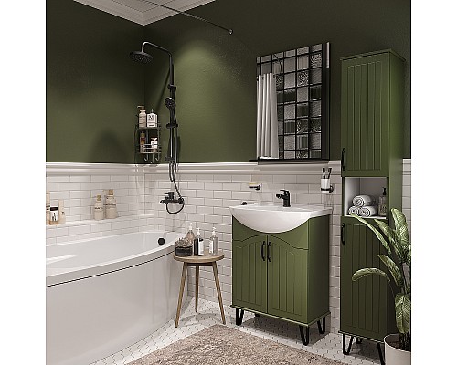 Акриловая ванна STWORKI Монтре 160x95 L Mn1600L без гидромассажа