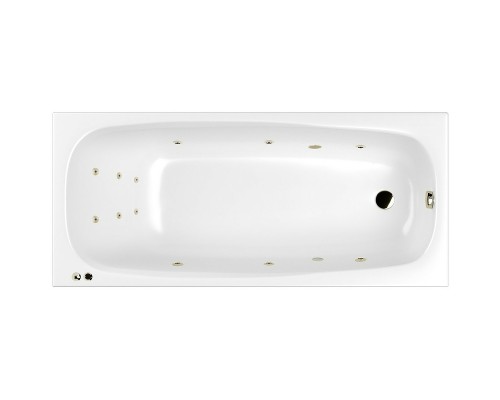 Акриловая ванна Whitecross Layla 180x80 с гидромассажем