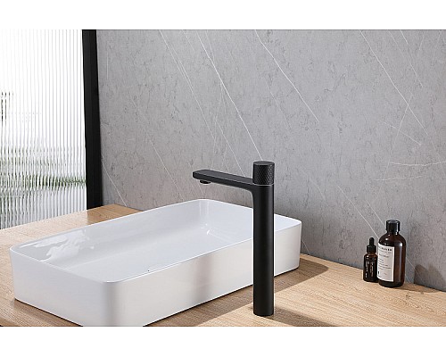 Смеситель для раковины Abber Rund AF8711B Черный матовый