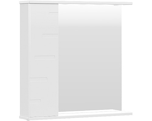 Зеркало со шкафом Volna Joli 70 L zsJOLI70.L-01 с подсветкой Белое