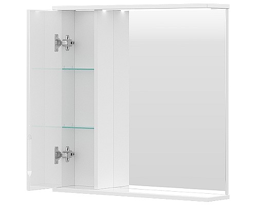 Зеркало со шкафом Volna Joli 70 L zsJOLI70.L-01 с подсветкой Белое