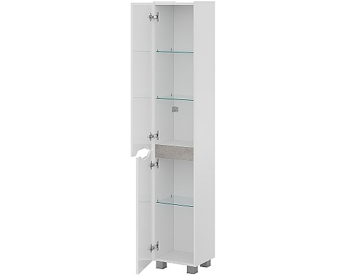 Шкаф пенал Volna Lake 35 pnLAKE35-01 Белый