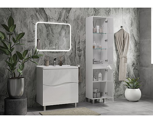 Тумба под раковину Volna 80.2Y tnVLN80.2Y-01 Белая