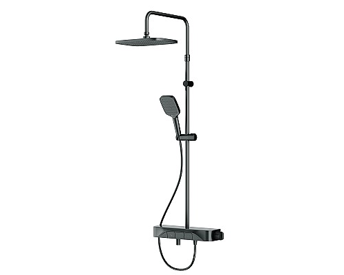 Душевая система AM.PM Func F078F722 Черная матовая