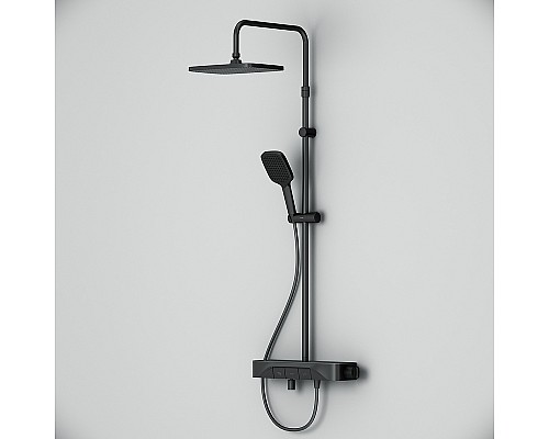 Душевая система AM.PM Func F078F722 Черная матовая